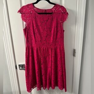 Jessica Simpson Beautiful Pink Lace Dress